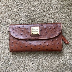 Dooney & Bourke Ostrich Continental Clutch